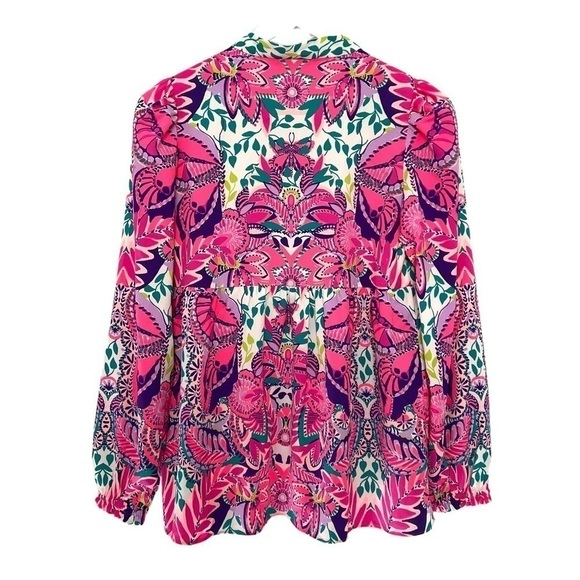 Lilly Pulitzer Winona Stretch Tunic Shes Too Fly Size XS NEW - Picture 7 of 16